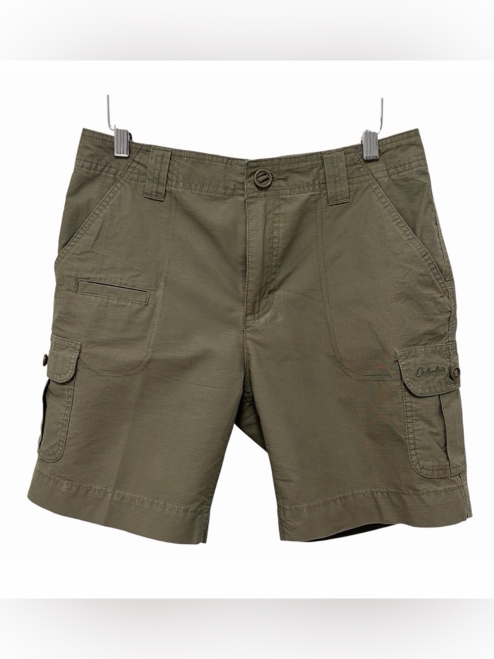 Cabela’s Army Green Rip Stop Cargo Shorts - Very Good Condition - Size 4